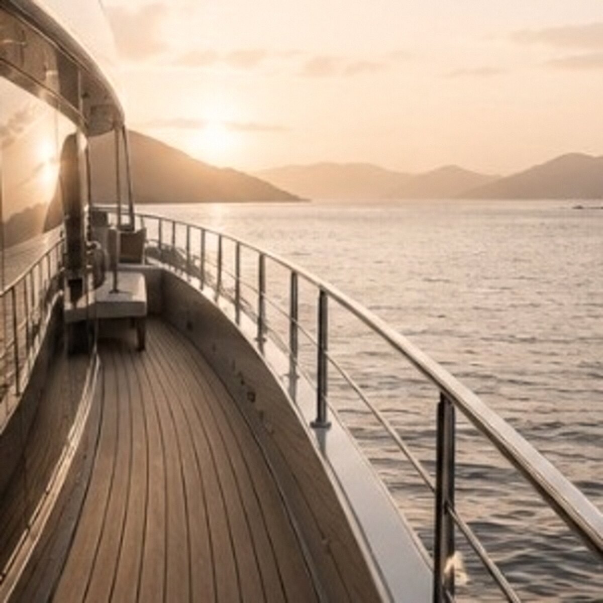 Professional onboard instruction along the helm approach of a motor vessel